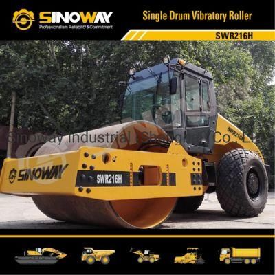 16 Ton Vibrating Asphalt Roller Compactor Sinoway Vibratory Soil Compactor