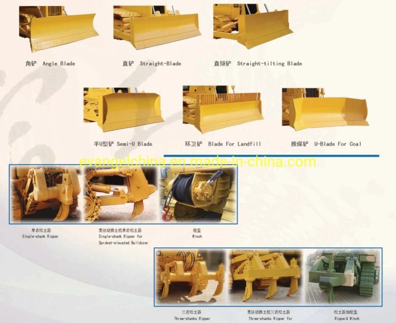 Hbxg 160HP 19ton Swamp Tracked Dozer Ts160-3 for Wetland Work