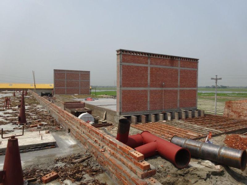 The Brickyard with Roud Kiln, Whole Fired Brick Factory Design