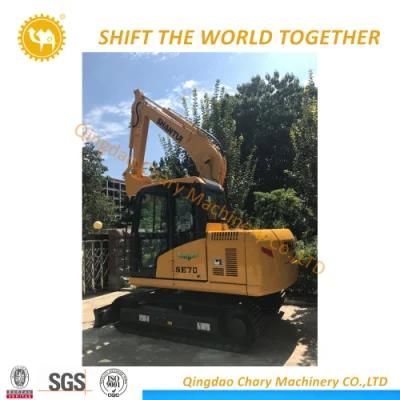Shantui Official Manufacturer 7t Crawler Excavator (SE70-9/Kubota Engine)