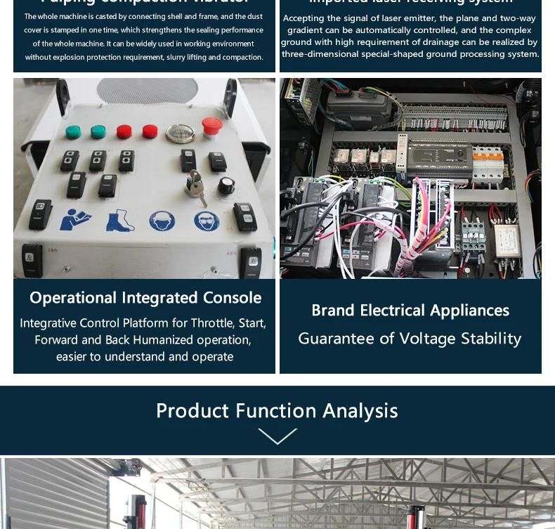 Laser Precision Leveling Machine Floor Concrete Vibration Paver