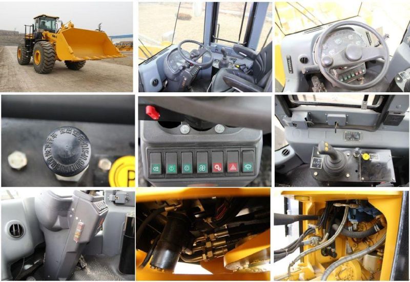 Front Digger Wl968 Bulldozer Wheel Loader with Construction Equipment