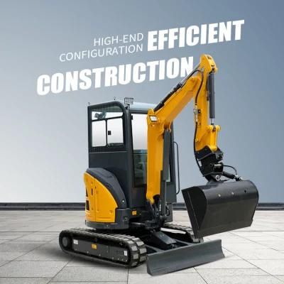 25u High Performance Crawler Hydraulic Mini Digger/Excavators 2.5 Ton Hydraulic Crawler Mini Excavators