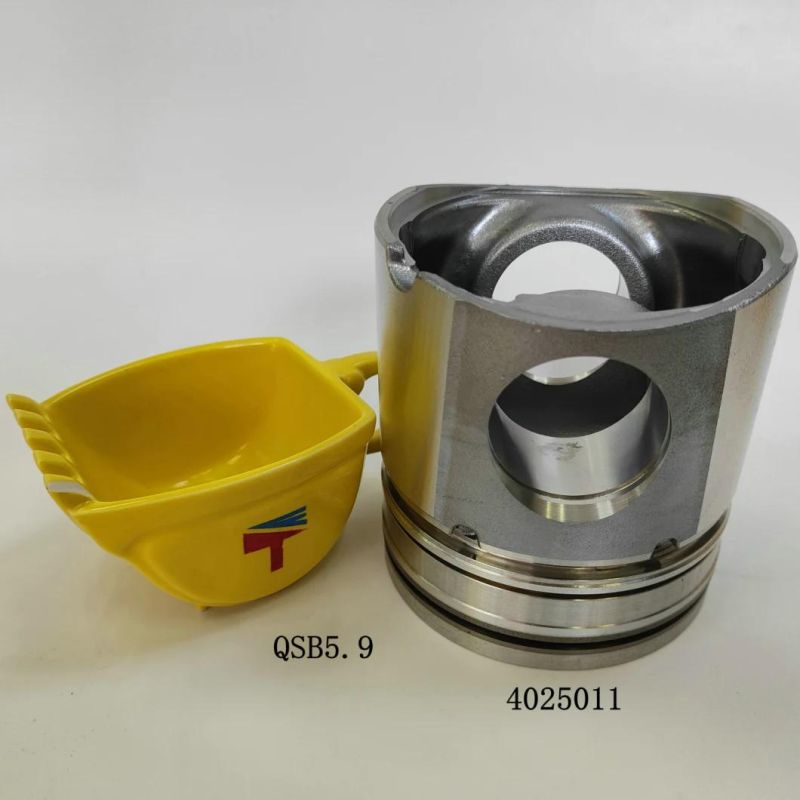 High-Performance Diesel Engine Engineering Machinery Parts Piston 4025011 for Engine Parts Qsb5.9 6bt/S6d102 Generator Set