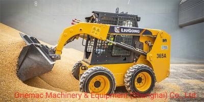 Liugong Official 1 Ton Mini Loader 365A/365b Skid Loader with Perkins Engine