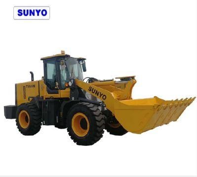 T958n Model Sunyo Brand Wheel Loader as Hydraulic Excavator, Skid Loader.