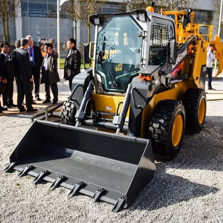 Liugong Mini Skid Steer Loader Clg375b 4WD Loader for Sale