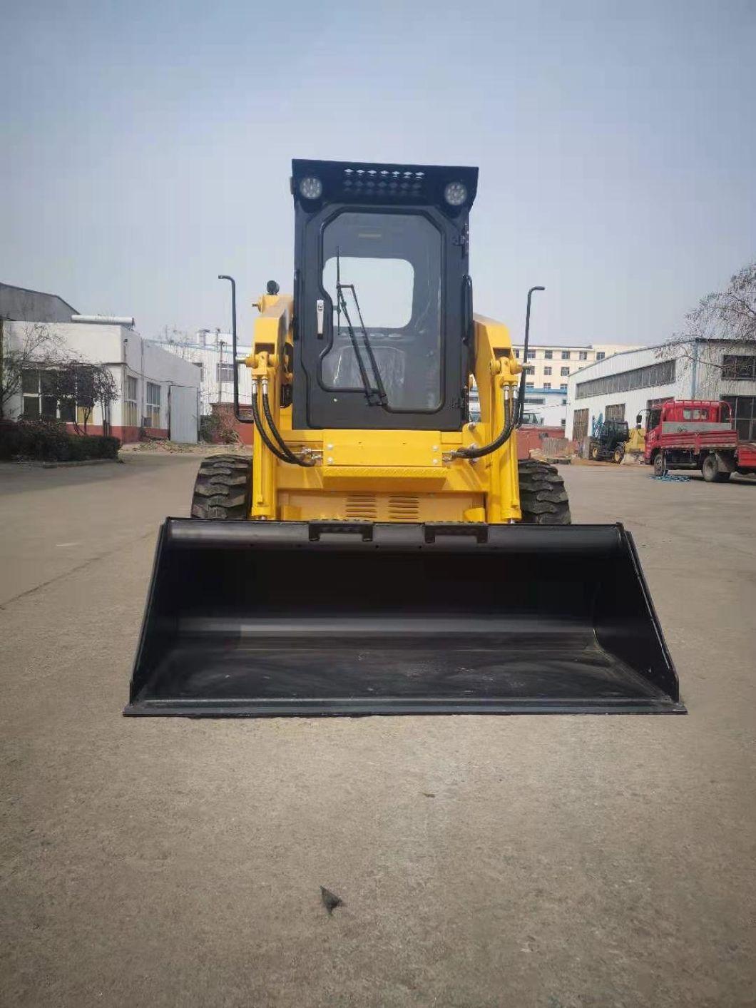 High Power Loader Crawler Skid Steer Loader with 0.6m3 Bucket