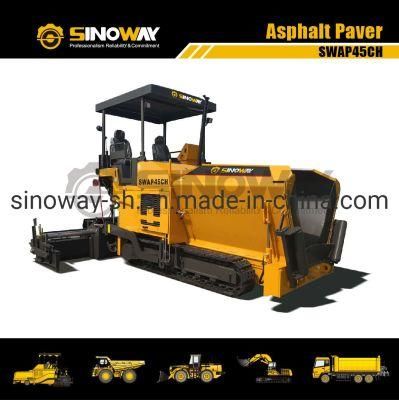 4.5 M Width Asphalt Road Paver Asphalt Paver Finisher for Concrete in Road