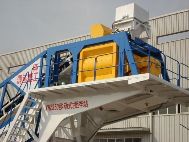Yhzs60 Concrete Batching Mixing Plant Price