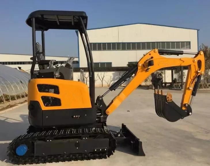 Mini Bagger Digger 2 Ton 2000kgs Digging Machine Mini Crawler Excavators