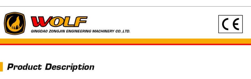 Wolf 1ton to 2 Ton Hydraulic Rubber Crawler Excavator Mini Digger