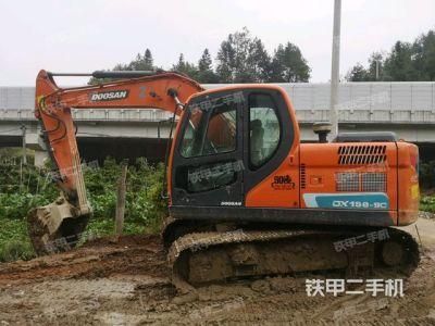 Used Mini Medium Backhoe Excavator Doosan Dx130-9c Construction Machine Second-Hand