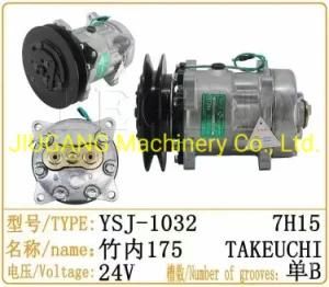 Excavator Parts Air Conditioner Compressor