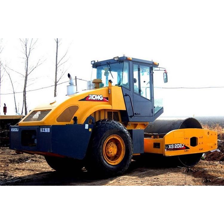 Factory Price Used Road Rollers Xgmc Single Steel Roller Machine Road Construction Equipment for Sale