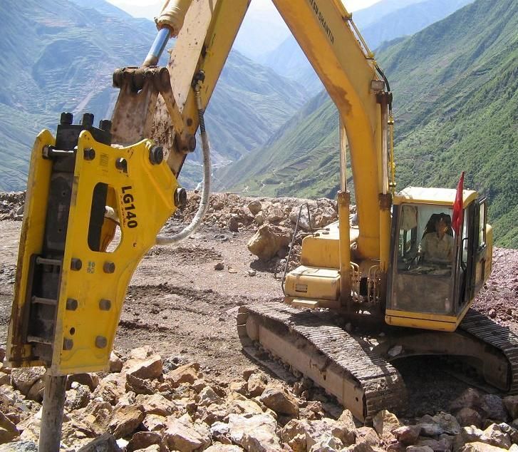 High Frequency Mining Exploring Hydraulic Breaker Rock Breaking Hammer for Crushing Stones