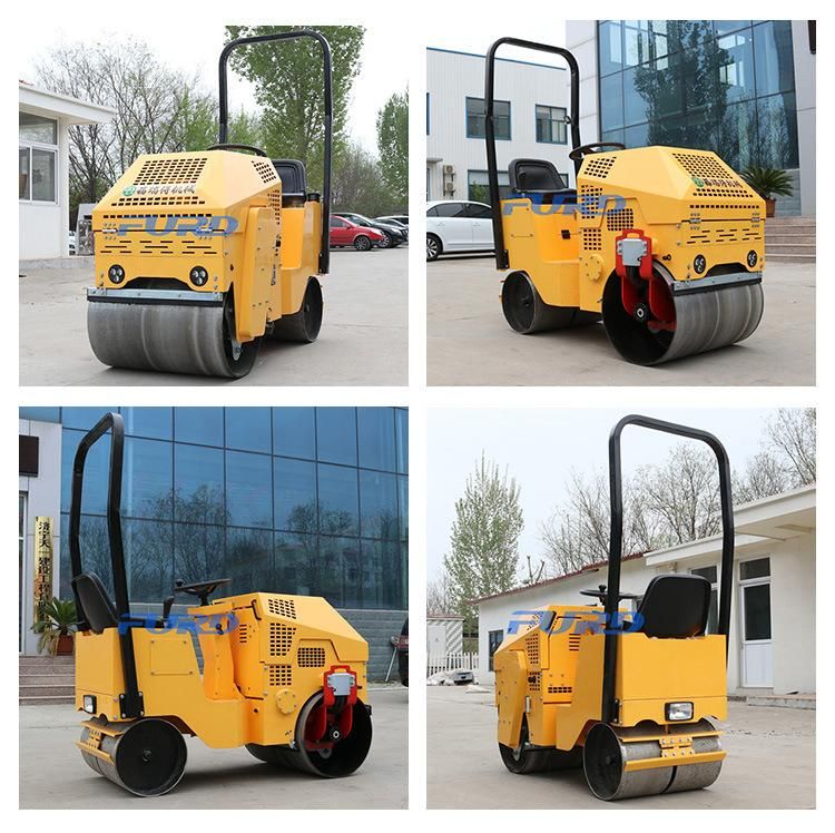 Fyl-860 800kg Mini Vibration Double Drum Road Roller with Good Price