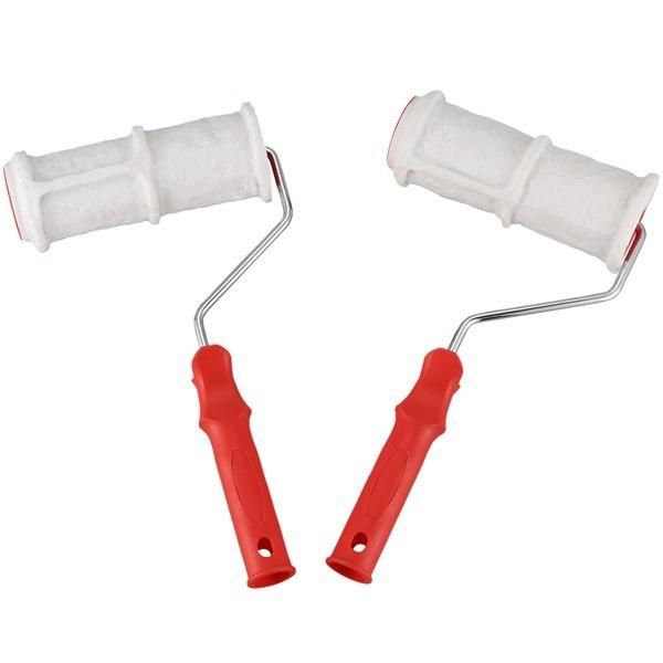 2-in-1 Brick-Like Roller 8-Inch Texture Embossing Roller Diatomite Construction Tool Texture Embossing Rol