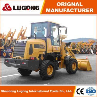 Lugong 1.8 Ton Mini Articulated Wheel Loader with Different Attachment