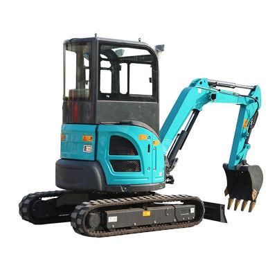Fw30u (new) -Cabin Household Trencher Agricultural Small Digging Machine EPA Mini Excavators with Tilting Bucket 800mm for Sale