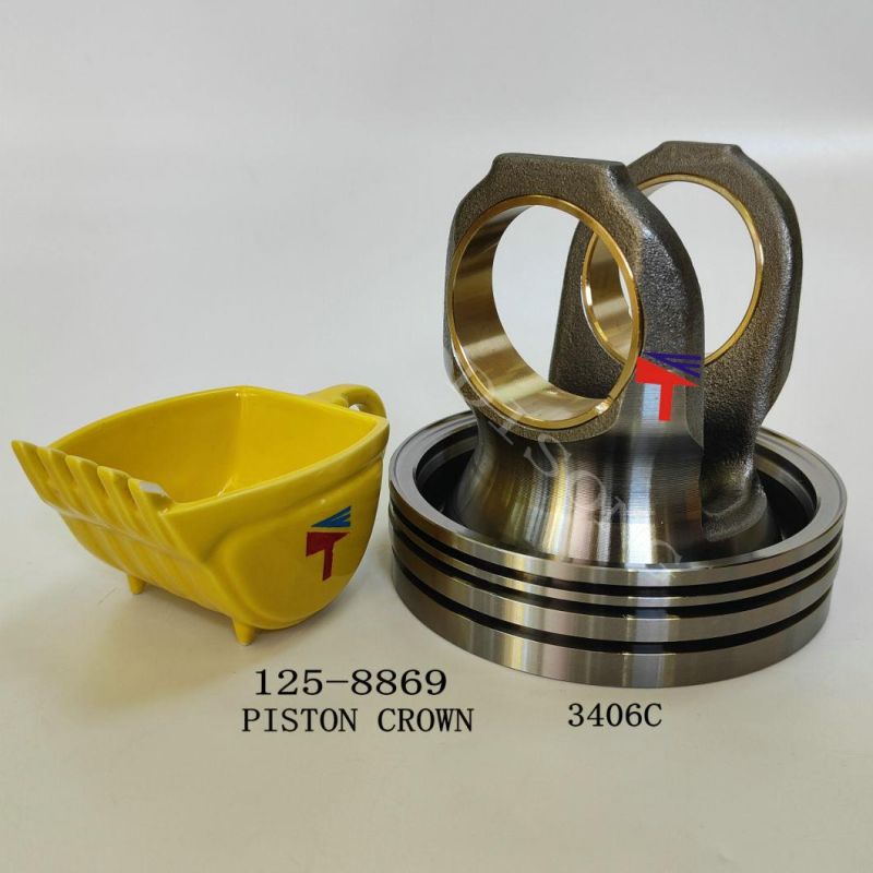 High-Performance Diesel Engine Engineering Machinery Parts Piston Crown 125-8869 for Wheel Loaders Parts 3406c 3460e Generator Set