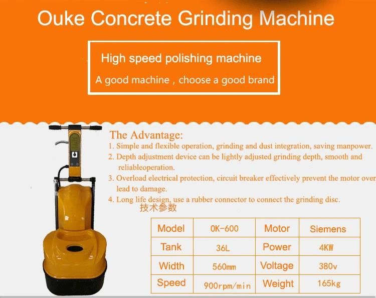 High Cost Performance Terrazzo Floor Grinder with Best Price