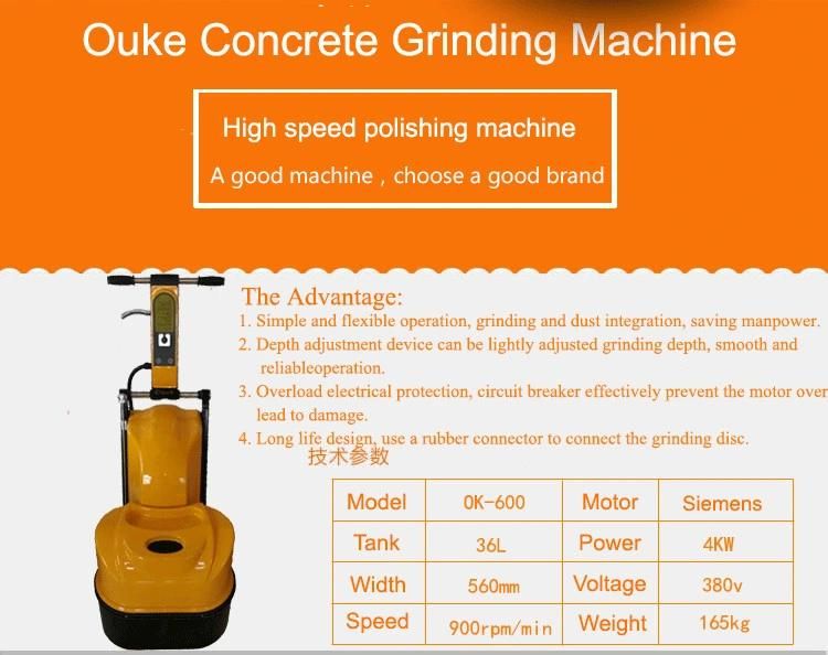 High Cost Performance Terrazzo Floor Grinder with Best Price