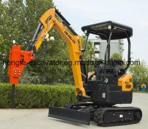 Mini Size Exacavator with Rubber Track or Iron Track