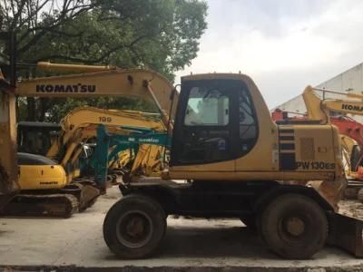 Used/Komattsu Pw130es Wheeled Excavators with Good Quality and Low Price Sale