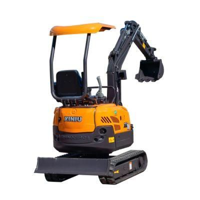 Home Use Xn16 Mini Small Backhoe Excavators with 0.045cbm Bucket