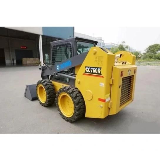 Chinese Mini Skid Steer Loader for Sale Front End Loader Xc740K