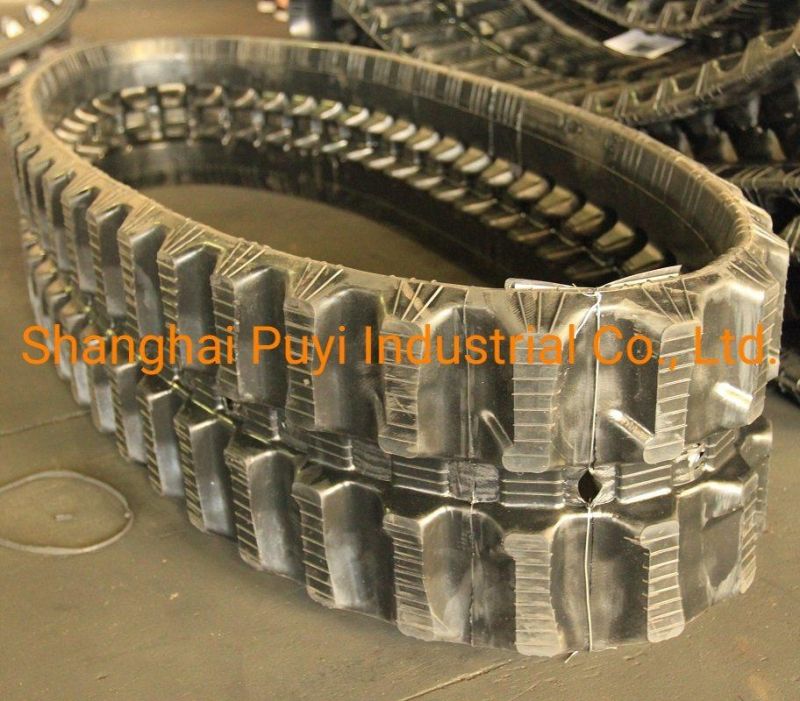 Rubber Caterpillar for X322.1 Size 250X72X45
