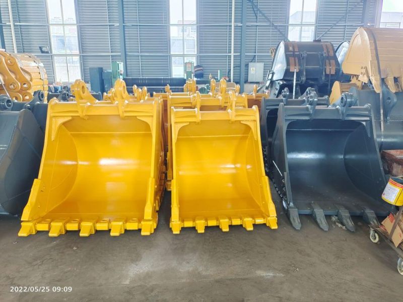 Excavator Bucket Assembly Capacity 1.2 Cube Rock Bucket