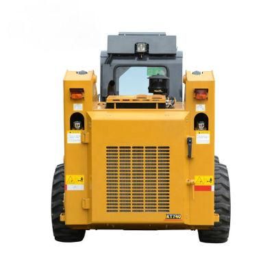 Chinese Xc740K Mini Skid Steer Wheel Loader with Excavator