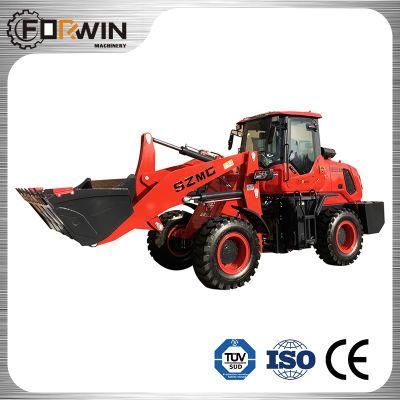 Mini Wheel Loader Compact Front End Loader with Small Shovel Bucket with CE