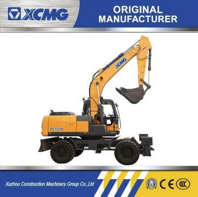 XCMG Excavator Equipment Xe150wb 15ton Wheel Excavator for Sale
