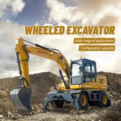 CE, ISO Certified 13.5 Ton Wheel Excavator China Cheap Excavator