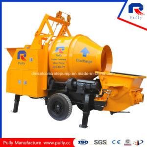 Pully Manufacture Original Kawasaki Main Pump Mobile Trailer Concrete Mixer Pump for Sale (JBT40-P)