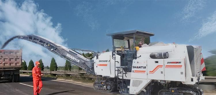 China Shantui Sm200m-3 Road Milling Machine with 2000mm Milling Width