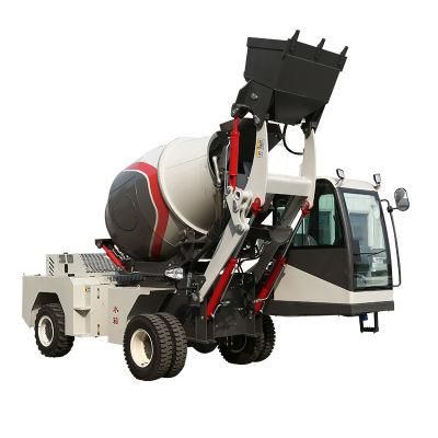 270 Degree Rotatable High Configuration Concrete Mixer Truck