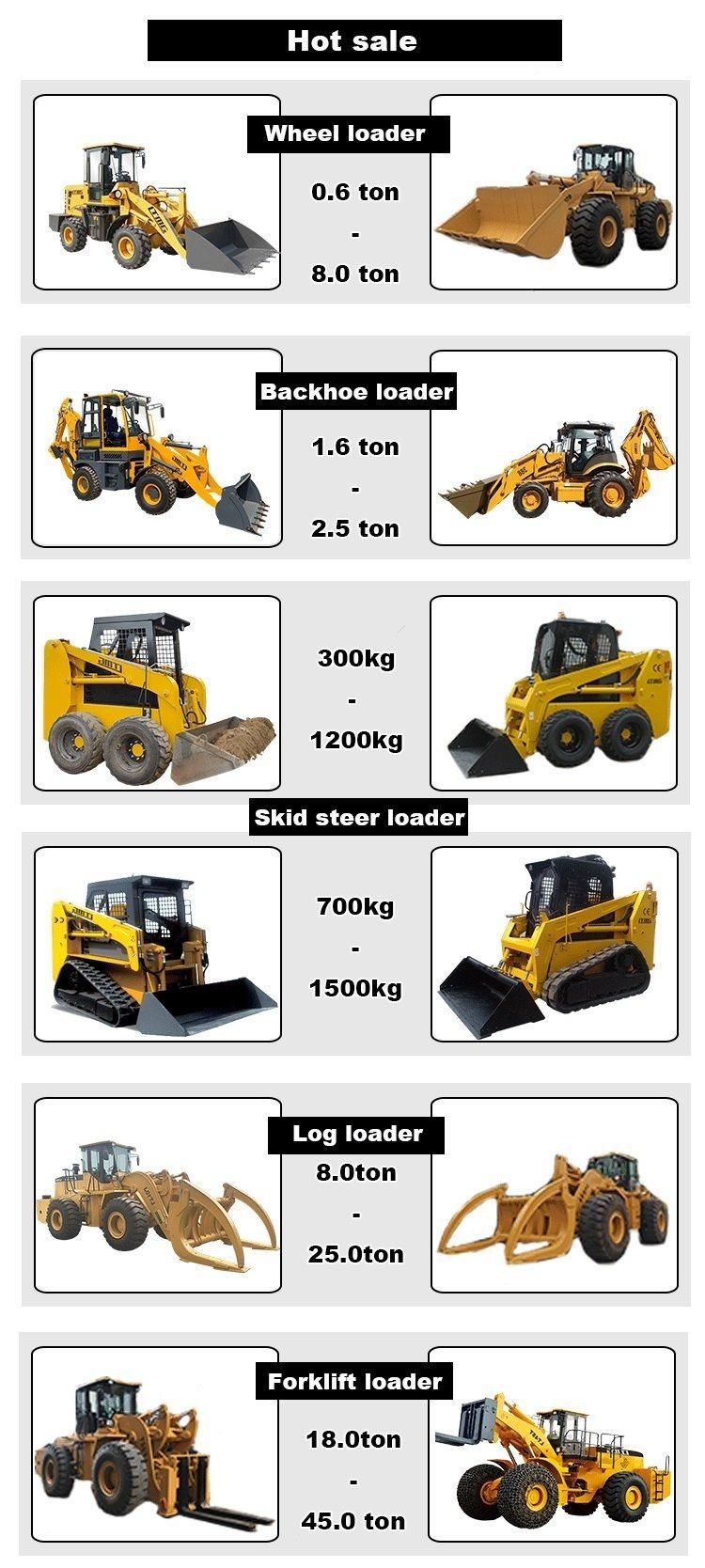 Ltmg Small Electric Front End Boom Loader 400kg 600kg 800kg1ton 1.5 Ton 3 Ton 5 Ton 2 Ton Min Bucket Wheel Loader for Sale