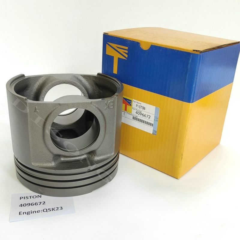 Diesel Engine Engineering Machinery Parts Piston 4096672 for Qsk23 Engine Parts Generator Set