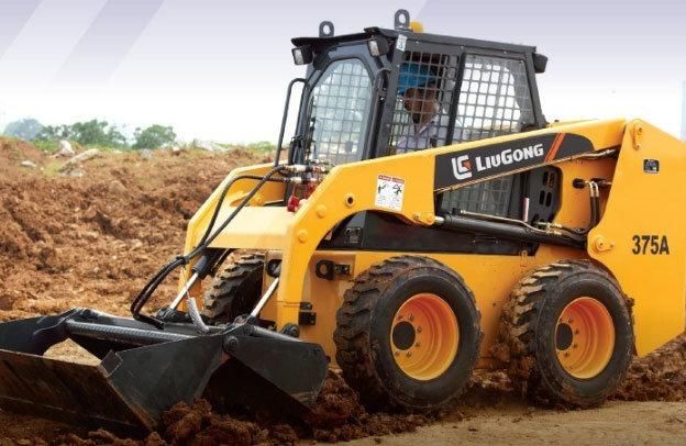 High Quality Mini Road Machine Skid Steer Loader 375A