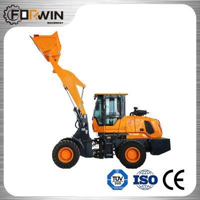 Flexible Operation 1.8ton/76kw Compact Construction Agricultural Garden Farm Small Front End Mini Bucket Shovel Boom Wheel Loader Fw938A