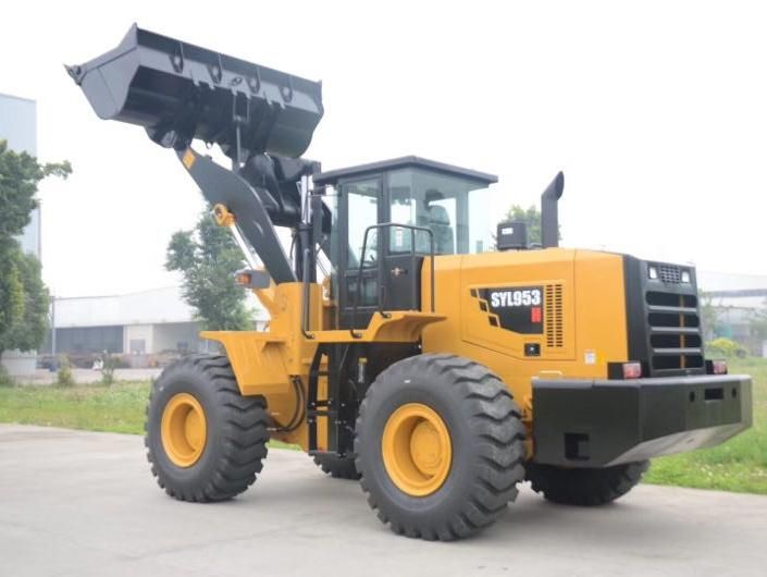 5 Ton Front Wheel Loader with 3cbm Shovel Syl956h5