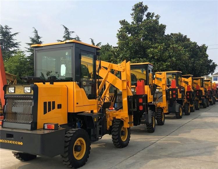 Hydraulic Post Driver Machine for Highway Guardrail Installation