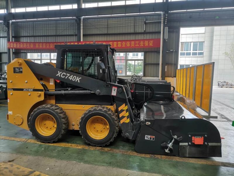 Xuzhou Factory Xc740K Mini Skid Steer Loaders with Attachment