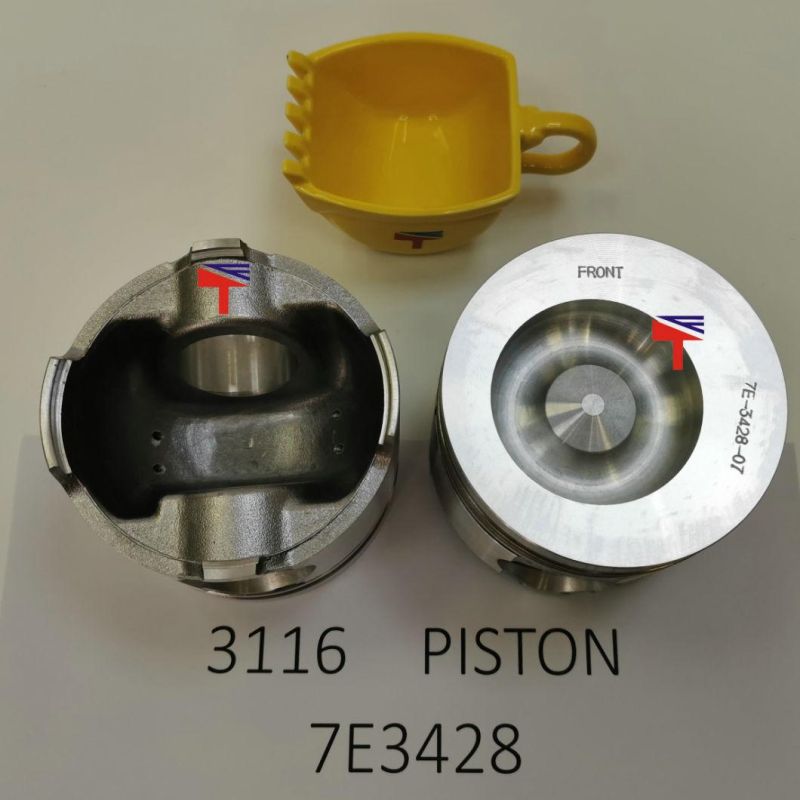 High-Performance Diesel Engine Engineering Machinery Parts Piston 7e3428 for Engine Parts Cat3116 Generator Set