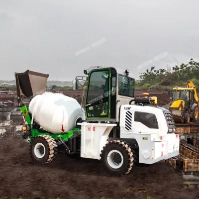 High Efficiency Output 1.2m3 Mixing Capacity Concrete Mixer Truck Use for Construction Project