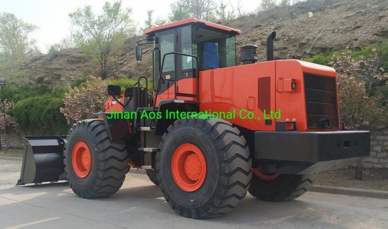 Rated Load Capacity 6 Ton Wheel Loader with Luxury Cabin